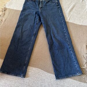 American Eagle Outfitters Stovepipe Dark Blue Jeans